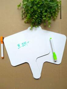 10Pcs Mini Dry Erase Answer Paddles, Handheld Double Sided Paddles Mini White Boards Small White Board Dry Erase Signs Auction Paddl,Repeatable Erasable, Handheld Writing Board Auction Whiteboard Home Supplies Message Graffiti Paper Board,School Supplies,Back To School