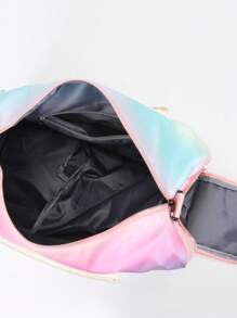 休闲大容量渐变防水运动健身行李包男女便携干湿分离适合健身瑜伽旅行带独立鞋隔层