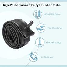 Mountain Bike Tires 20/24/26/27.5x1.95/2.125, 2PCS Bike Tires & Bike Tubes,  Valve Inner Tubes, Puncture-Resistant Bicycle Tires, Bike Replacement - 黑色 - 查看 4