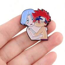 1 Stück unendliches Skateboard Brosche zweidimensionales Anime Zubehör, Emaille Metall Abzeichen- Legierung Humor Pin - einzigartiges Modeaccessoire für unvergesslichen Stil Pin für Kleidung Tasche Charm Schule