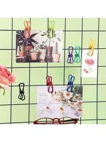 10 stuks voedselclips, tangen, zelfbedieningsclips voor sandwiches, gecoate stalen clips voor het afdichten van voedselverpakkingen, bakgereedschap, kookvoedselclips, keuken, kamperen, picknick, barbecue, huishoudelijke clips voor kleding, handdoeken, sokken, ondergoed