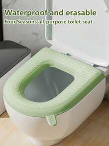 1 Piece Toilet Seat, Toilet Seat, Toilet Seat, Universal For All Seasons, Thickened EVA Seat For Home Use, Washable And Reusable Toilet Seat, Very Useful For Keeping Your Butt From Getting Cold
