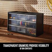 CRAFTSMAN Storage Organizer Bin System 9 Compartment Plastic CMST40709 (Pack Of 2) - 白色1 - 查看 3
