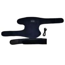 3-In-1 Universal Daily Use Shoulder Knee Elbow Support Pad Knitted Fabric With 3 Temperature Control Heating And Vibration Functions Gym Gym Accessories - Black - View 4