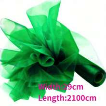Organza Tulle Fabric, Suitable For Celebration Events And Party Backdrops, Home & Living, Curtains, Hangings, Gift Wrapping, Tabletop Centerpiece Decor, Seasonal Decorations, Tablecloth Centerpieces, Atmosphere Creators, Gift Wrapping Ribbons, DIY Bows, Wedding Arch & Backdrops, Window Decorations, Stair Hangings, For Indoor And Outdoor Holiday Parties