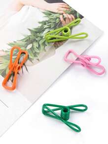 10 stuks voedselclips, tangen, zelfbedieningsclips voor sandwiches, gecoate stalen clips voor het afdichten van voedselverpakkingen, bakgereedschap, kookvoedselclips, keuken, kamperen, picknick, barbecue, huishoudelijke clips voor kleding, handdoeken, sokken, ondergoed