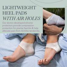 1pc Unisex Silicone Heel Protector, Softens Calluses, Moisturizes & Supports Heel, Foot-Care Essential! Heel Sleeve, Anti-Friction, Moisturizing, Callus Removal, Loved By Both Men & Women