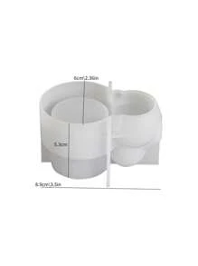 Molde de silicona en forma de taza con conejo de Pascua para vela, base de vela de aromaterapia con conejo, molde de yeso para vela con conejito lindo, molde de resina para porta velas y decoración artística para el hogar