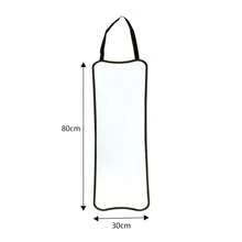 Living And Home Wooden Hanging Full Length Mirror With Adjustable Strap - Black 30cm W X 80cm H - View 5