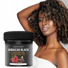 100g Jamaican Castor Oil Hair Care, Pure Natural Cold Pressed, Moisturizing And Nourishing The Scalp And Hair Roots, Making Hair Thicker, Stronger And Healthier, Suitable For All Hair Types, Suitable For Both Men And Women