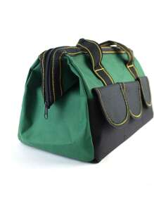 Multi-Functional Tool Bag, Electrical/Woodworking Tool Storage, Thick Canvas, Hand-Held Tool Pouch - Multicolor - View 5