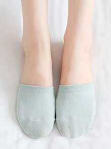 Damskie niewidoczne skarpetki z przodu na pół stopy, silikonowe antypoślizgowe niewidoczne skarpetki, pasujące do biznesu skarpetki na lato