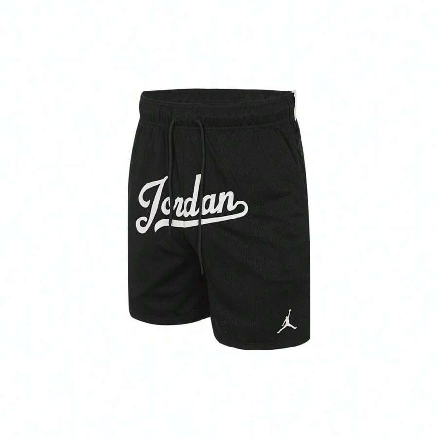 Nike 2024 Boyfriend Style 男士 AS FLT MVP STMT MESH SHORT 针织短裤 FN4662-010 - 黑色 - 查看 1