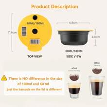 Reusable Coffee Capsules & Pods - Blanco - Ver 4
