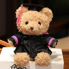 Un regalo de graduación de PhD de 23 cm/9,05 pulgadas, un suave y adorable oso de peluche de graduación PhD con traje académico, un muñeco interesante para la temporada de graduación, un recuerdo creativo para estudiantes de PhD y un regalo de graduación para tutores y compañeros de clase con un deseo de graduación