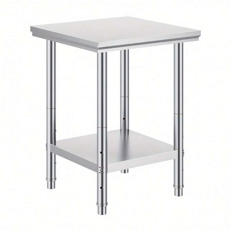 Steel Commercial Kitchen Work Food Prep Table 24"X 24"