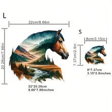1st/2st/3st Fantasy Landscape Horse Patches - Strijkstickers voor T-shirts, sweatshirts, jeans, tassen, kledingaccessoires, maskers, rugzakken, hoeden, kussens - Wasbaar en langdurig - Voor doe-het-zelvers en modeliefhebbers - Perfect voor het personaliseren van kleding en accessoires