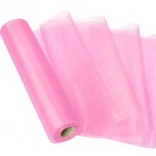 Organza Tulle Fabric, Suitable For Celebration Events And Party Backdrops, Home & Living, Curtains, Hangings, Gift Wrapping, Tabletop Centerpiece Decor, Seasonal Decorations, Tablecloth Centerpieces, Atmosphere Creators, Gift Wrapping Ribbons, DIY Bows, Wedding Arch & Backdrops, Window Decorations, Stair Hangings, For Indoor And Outdoor Holiday Parties