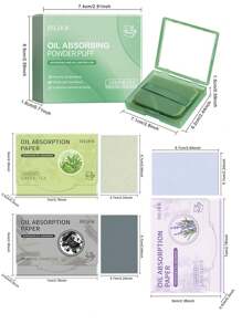 100pcs Lavender Oil-Absorbing Paper, Refreshing And Oil-Absorbing Face, Oil-Controlled Face Makeup Portable Oil-Absorbing Paper