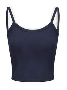 二合一短款上衣 黑白拼接性感针织背心 女士修身上衣