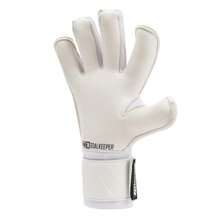 Luva de Goleiro Profissional N1 Cronos Branca + Meia Antiderrapante - Envio Mesmo DIA