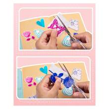 Color Text Transparent Thermal Paper, Rose Red/Lake Green/Nave Blue Text, Sticker Paper 50mm, Compatible With Phomemo M02/M02S/M02 PRO/M04S/M04AS Mini Thermal Printer, Black/Color Text