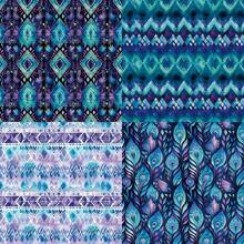 24 Sheets 6"X6" Scrapbook Paper,Vintage Decorative Materials & Supplies,Vintage Japanese Style,Flaxen Geometric Patterns,Peacock Feathers,Nature, Style,Western Wild,DIY Nebulae Scrapbook Card Making For Adults Teens, DIY Craft Background Paper,Junk Journal,Album