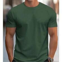Kit 3 100% Cotton Premium Plain Basic T-Shirts - Đỏ - Xem 4