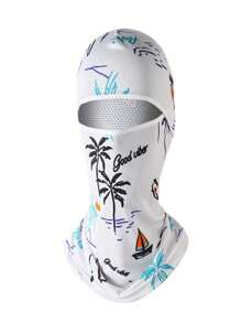 Sombrero tipo capucha de protección solar transpirable para hombres y mujeres en verano, protección de cuello para ciclismo al aire libre, protector facial UV, forro de casco de motocicleta - Multicolor - Ver 10