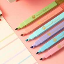 Kit With 6 Pastel Color Cat Paw Highlighters (MONET COLORS) / Cute Stationery - Multicolor - View 2