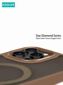 Koolife 1 件磁性充电、防摔、防震、喷油哑光肤感手机保护壳、个性化镜面框架设计大相机孔 PC+TPU 手机保护壳兼容 16/16 Pro/16 Plus/16 Pro Max/11/11 Pro/11 Pro Max/12/12 Pro/12 Pro Max/13/13 Pro/13 Pro Max/14/14 Plus/14 Pro/14 Pro Max/15/15 Pro/15 Plus/15 Pro Max、S25 Ultra/24 Plus/23/22 防水防刮 - 透咖 - 查看 5