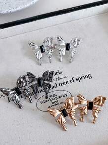 1pc Women's Metal Waist Belt With Butterfly Rhinestone Buckle, Fashionable Unique Detachable Adjustable Metal Waist Accessory, Suitable For Daily Wear And Best Gift For Friends - Multicolor - View 2