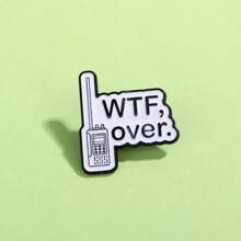 Broche esmaltado personalizado, adornos decorativos, insignias para solapa, bolso, joyería, regalos, nuevo estilo de pasador 2025 para ropa, bolso, mochila escolar KPOP, suministros para maestros, encantos para bolsos, accesorios de oficina lindos, camisas, chaquetas, accesorios de otoño-invierno, adecuado para adolescentes, jóvenes, hombres, casual, al aire libre, atlético, vacaciones, regalos de graduación, cumpleaños, ropa diaria, pasador divertido, regalos para maestros - Blanco y Negro - Ver 6