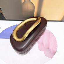 Dancing Engine Luxury Valentine's Bag Women's Party Prom Clip Evening Clutch Bride Crossbody Bag, Perfect For Party, Wedding, Dinner/Banquet, Matching With Wedding Dress,Formal Dresses, Prom Dress, Birthday Dress, Women Dress Party - Burgundy - View 11