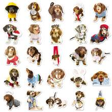 50 stuks Teckel Oranje Kat Knutselbenodigdheden & Stickers, Pet Friend Graffiti Stickers, Katten Hondenhok Decors, Scrapbook Stempels/Stickers, Anime Posters Vakantie Decors, Mode Liefde Voor Cadeaus Telefoons Laptops Notebooks, Lente, Buiten