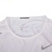Nike 2024 Men's AS M NK DF RISE 365 SS Knitted Crew Neck Short Sleeve T-Shirt TCZ9185-100 - White - View 4