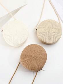 Yogodlns Round Straw Bag Women Woven Beach Crossbody Bag For Ladies Children Cute Shoulder Rattan Handmade Knitted Bag Small Handbag Fashion Shell Shape Straw Bag Rattan Woven Handbag Handmade Straw Handbag Summer Beach Bag Shoulder Bags Coin Purse, Eye-Catching Beach Bag Summer, Summer Straw Beach Bag For Women, Hottest Beach Bags For Women, Beach Necessities, Beach Essentials,Beach Stuff & Summer Essentials, Newest Holiday Bag