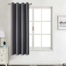 1pc/2pcs Blackout Curtains, Bedroom Darkening Curtains, Multiple Sizes Available/Premium Fabric Triple-Woven Solid Thermal Insulated Curtains/Extra Wide Curtain Panels/Top Grommet Curtain, Decorative Window Curtains/Home Curtains/For Bedroom And Living Room Darkening Curtains/Bedroom Curtains/Living Room Curtains/Dining Room Curtains/Kitchen Curtains/Cabinet Curtains,Fall Decor,Autumn Decor,Room Decor