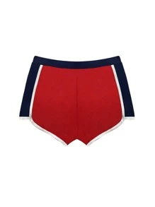 High Quality,High Elasticity Men Outdoor Sports Swimming Trunks, Casual Beach Shorts, New Fashion - Red - View 6