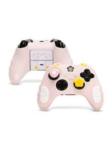 GeekShare Silicone Skin Game Controller Cover With 2 Thumb Grip Caps And 2 Stickers