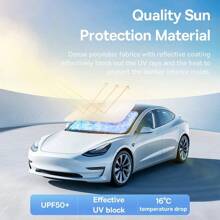 Car Accessories Car Windshield Sun Shade Umbrella, Reflects UV Rays And Protects Dashboard From Sun, Foldable Car Shade Front Windshield, Suitable For Various Vehicle Models SUV, Off-Road Vehicle, Truck, Truck, For (55x31 Inches)