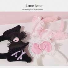 Sanrio شريط رأس كيوت من سانريو بتصميم أنمي كورومي وماي ميلودي، بأسلوب أميرة مع إكسسوارات، لوازم الحمام والسكن الجامعي للعودة إلى المدرسة