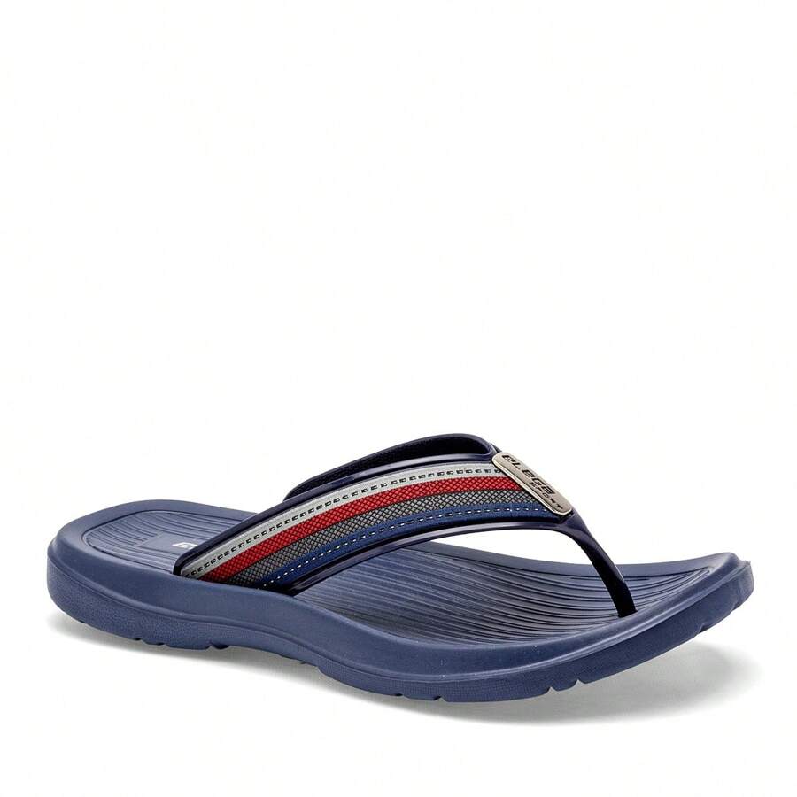 Elegant Men's Sandals In Navy Blue, 25 To 29