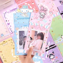 Sanrio 10 Stück/Set Cartoon Karteikarten Motiv, Kartei Rückseite, Verpackung, Kartenversandmaterial, Geschenkverpackung, kleine Karteikarten, Hartpappe Set, Schulbedarf, Schuljahresbeginn