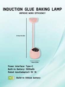 1pc UV LED Gel Nail Lamp UV Light Purple Nail Phototherapy Machine, Professional Manicure Lamp Plastic Ultraviolet Gel Nail Polish Dryer UV Gel Polish Nail Lamp Fast Curing Quick-Drying Nail Polish Glue Baking Lamp Nail Lamps Portable Handle Large Space Nail Machine Automatic Smart Sensor For Gel Polish Curing Salon Use & Home DIY Nail Art, Best Gifts For Girls, New Nail Lamp Accessories For Fingernail Toenail Salon School Supplies