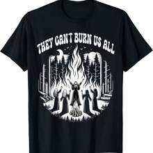 They Can't Burn Us All T-Shirt - màu đen - Xem 1