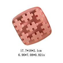 1PC/Puzzle Resin Silicone Molds Jigsaw Chocolate Mold For DIY Cake Chocolate Candy Decoration Jewelry Making