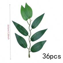 18/36 piezas de ramas artificiales de hojas de sauce, plantas verdes falsas de plástico para decoración del hogar, manualidades DIY, decoración de bodas y fiestas, decoración de mesa, festividades estacionales como Pascua, Día de la Madre, vuelta al colegio, decoración multiusos para todo tipo de habitaciones