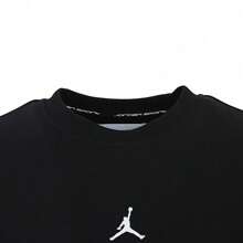 Jordan Men's AS DF SPRT CSVR FLC PO CRE Pullover Sweatshirt / Sweatshirt, Knitted Hooded Sweatshirt FV8625-010 - Black - View 3