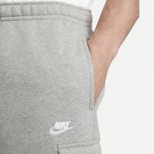 NIKE Mens M NSW Club Sweatpants Cargo Sportswear Jogging Bottoms Trousers - Grey - View 4